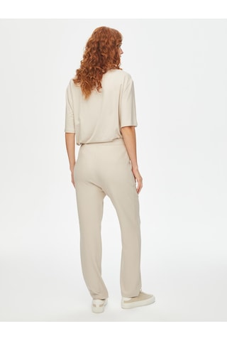 Faik Sönmez Relax Diagonal Dokulu Slım Fit Örme Pantolon 69763 U6976372 Taş