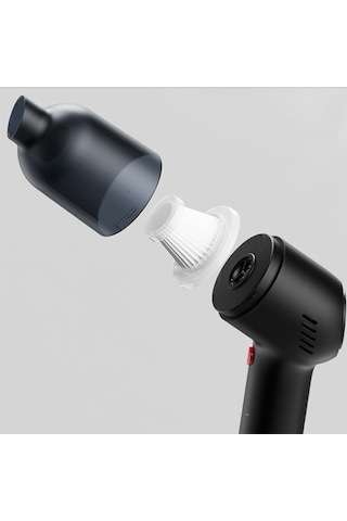 Novahub Ezere Kuru/ıslak Kullanım Mini Kablosuz Süpürgesi Şa Siyah