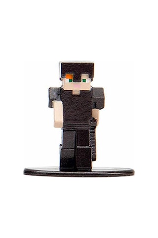 Minecraft Nano Tekli Metal Figür Alex In Netherite Armor