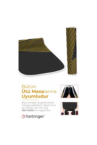 Harbinger Keçeli Isıya Dayanıklı Ütü Masası Kılıfı Sarı