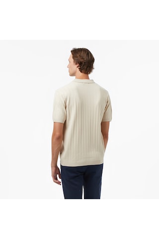 Nautica Erkek Bej Classic Fit Kazak Düz S57307t Bej
