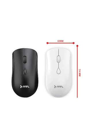 İnce Tasarım Şarj Edilebilir Kablosuz Ve Çift Modlu Bluetooth Sessiz Mouse 800 1200 1400 Dpı Mt8124 Diğer