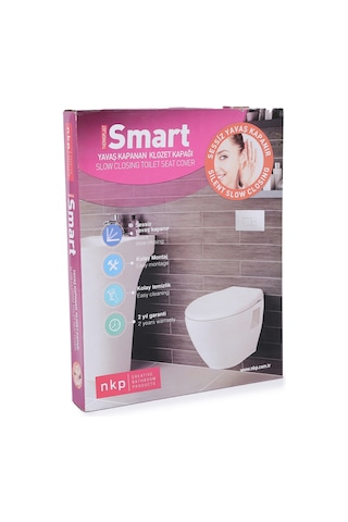 Smart Oval Yavaş Kapanan Klozet Kapağı