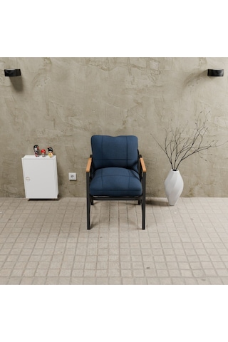 Mb Garden Furnıture Simetri Model, Balkon, Bahçe,cafe, Mutfak,metal Koltuk Takımı, Bahçe Takımı , Çay Seti, Tekli Koltuk Lacivert