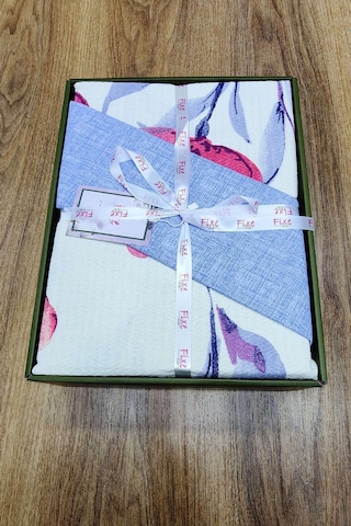 Carla Gri Tek Kişilik Pike Takımı %100 Pamuk, Lastikli Çarşaflı Gri