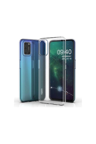 Oppo A52 Kılıf Zore Şeffaf Ince Ve Esnek Süper Silikon Kılıf Renksiz