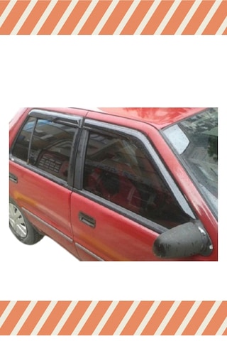 Hyundai Excel Tüm Modellerine Özel 4'lü Mügen Tip Cam Rüzgarlığı