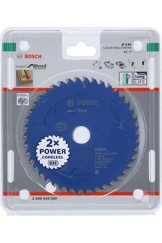 Bosch Expert 140 20 42 Diş Akülü Makineler İçin Ahşap Testere Bıçağı 2608644500