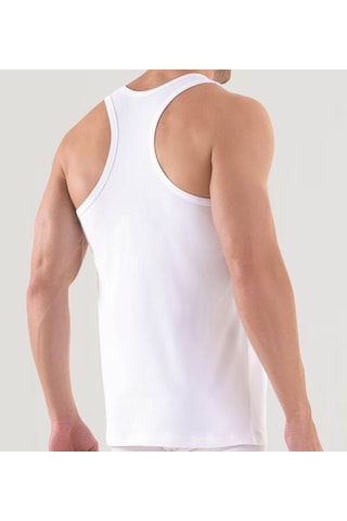 3 Adet Erkek Slim Fit Likralı Penye Sporcu Rambo Atleti 001