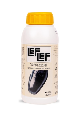 Bağcık + Nuri Leflef Ayakkabı ve Deri Son Kat Parlatıcı Bakım Sütü 500 ML Set