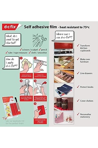 D-c-fix 346-0219-4pk Dekoratif Kendinden Yapışkanlı Film, Akçaağaç Ahşap, 43 Cm X 198 Cm Rulo, 4&apos Lü Paket Acı Kahve