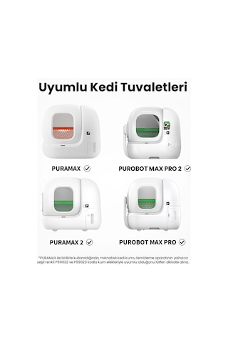 Petkit İnce Delikli Kum Temizleyici Manyetik, Pratik Set
