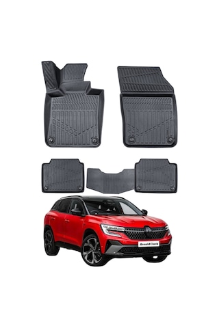 Renault Austral E-tech Full Hybrid 2023- Uyumlu Araca Özel Lüx 4d Paspas