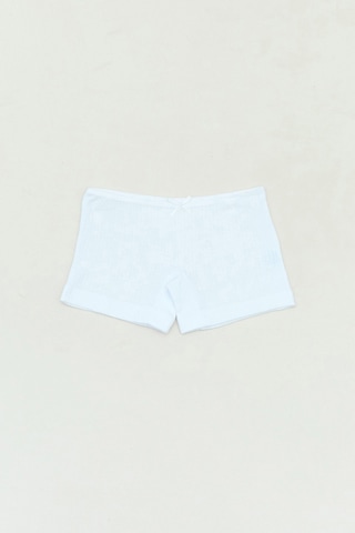 Fullamoda Fitilli Fiyonklu Kız Çocuk Boxer 23mıcg631192883-beyaz Beyaz
