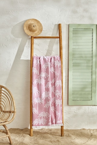 Karaca Home Palm Plaj Havlusu Fuşya 200.22.11.0317