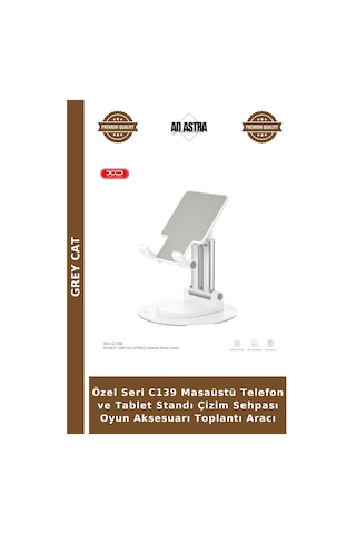 Özel Seri C139 Masaüstü Telefon Ve Tablet Standı Çizim Sehpası Oyun Aksesuarı Toplantı Aracı