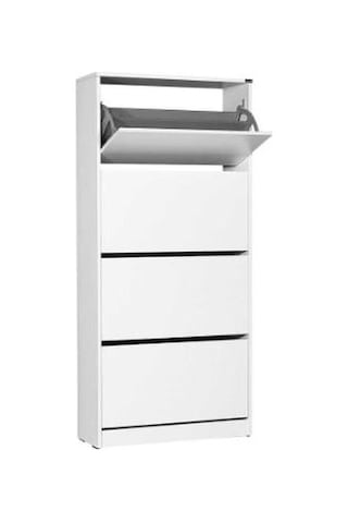 Adore Flat Duo Üç Katlı Geniş Ayakkabılık Dolabı Beyaz Shc-540-bb-1