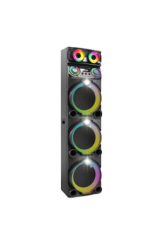 Gd-3127 Dijital Led Göstergeli Mikrofonlu Rgb Tws Üçlü 12 Inç Stereo Bass Kablosuz Karaoke Hoparlör