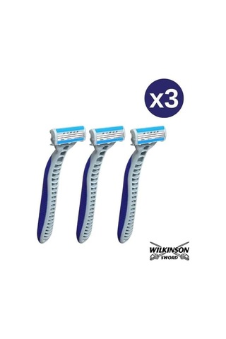 Wilkinson Extra 3 Essentials Kayganlaştırıcı Bantlı Tıraş Bıçağı 3 Bıcaklı Kullan At Tıraş Bıcağı