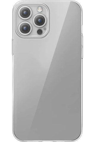 Baseus iPhone Uyumlu 15 Pro Schott Serisi Şeffaf Silikon Kılıf + Tempered Ekran Koruyucu Set- 5775