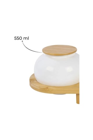 Simple 3'lü Baharat Seti Standlı B5839 Beyaz