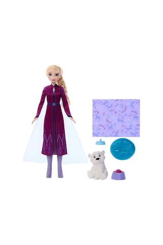 Disney Karlar Ülkesi Elsa Bebek Ve Yavru Kutup Ayısı Figür Seti Standart