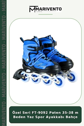 Özel Seri Ft-9092 Paten 35-38 M Beden Yaz Spor Ayakkabı Bahçe Çok Renkli