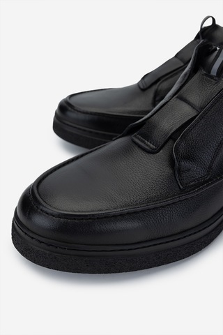 Valmenti Erkek Hakiki Deri Siyah Casual Bot 01 2075 Erk Bot Sk24-25 Sıyah Siyah