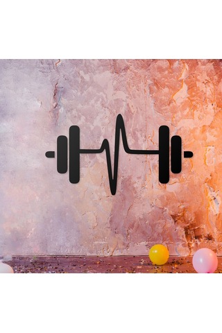 Dekoratif Metal Duvar Tablosu Fitness Gym Ve Spor Salonlarına Özel Tasarım