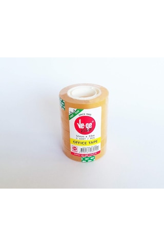 Ve-qe 12mmx33m Offıce Tape 6lı Kule 1
