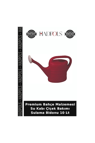 Premium Bahçe Malzemesi Su Kabı Çiçek Bakımı Sulama Bidonu 10 Lt