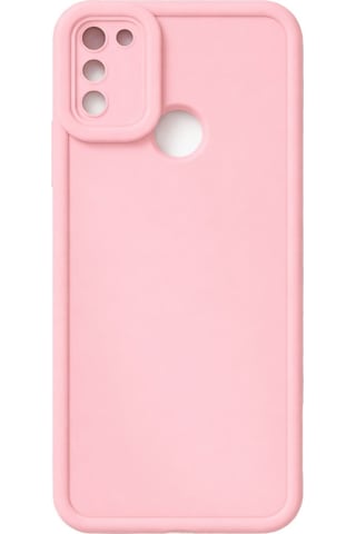 Infinix Hot 11 Play Hot 10 Play Hot 9 Play Uyumlu Kamera Çıkıntılı Mat Silikon Telefon Kılıfı Pembe