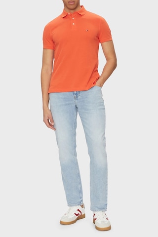 Tommy Hilfiger Erkek Polo Yaka T Shirt Mw0mw17771 Scx Orange Orange