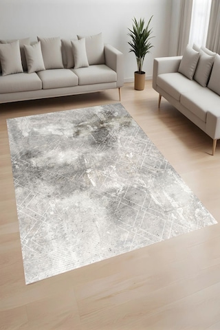 Eliana Home Dijital Baskı Yıkanabilir Kaymaz Taban Salon Halısı Ve Yolluk Rv090-fnl377 Bej