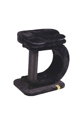 M-pets Panther Premium Dehlia Tırmalama Tahtalı Kedi Ağacı Siyah 60x40x63,5 Cm 244-54014.01