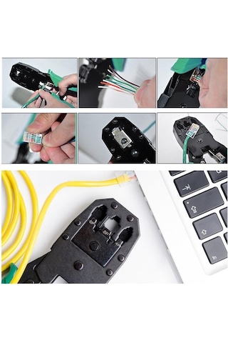 Zhltools 3'ü 1 Arada Modüler Kablo Sıkma, Soyma Ve Kesme Pensesi