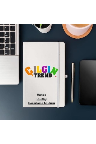 İsim Ve Kurumsal Logo Unvan Yazılı Baskılı Defter 001