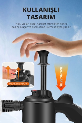 Basınçlı Çok Fonksiyonlu El Pompası Köpük Püskürtme Sıvı Püskürt