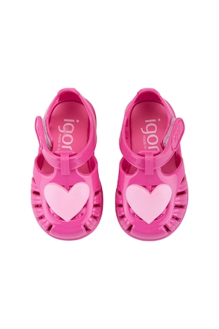Igor Tobby Gloss Love Kız Çocuk Fuşya Sandalet S10310-007 Fuşya