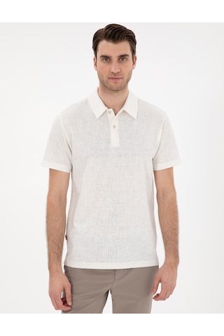 Pierre Cardin Erkek Ekru Tişört 50307581-vr019 Ekru