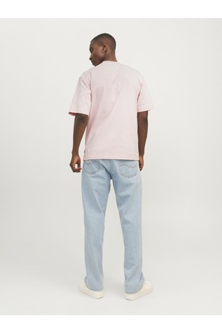 Jack & Jones Erkek Loose Fit Kısa Kollu Tişört - Urban - 12254412 Fairy Tale Çok Renkli