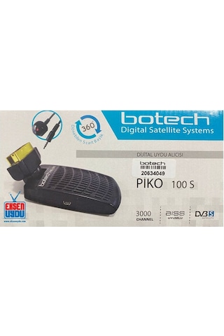 Botech Piko 100S Dijital Uydu Alıcısı Skart Tipi Uydu Alıcı