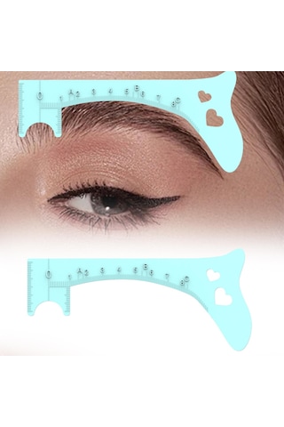 Dolıty Tanımlanmış Kaş Için Eyeliner Şablonu Kadınlar Mavi Mavi