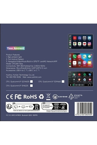 Carlinkit Tbox Max Android 13.0 Carplaydisney, Prime Netflix