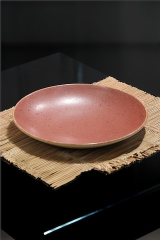 6 Lı 25 Cm Rosa Desenli Porselen Çukur Tabak Şık Sunum Ve Servis Tabağı Beyaz