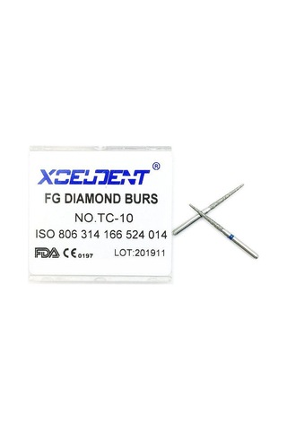 10 Adet Elmas Burs Diş Fg 1.6mm Yüksek Hızlı Matkaplar Yüksek Hızlı El Aleti Orta Tc-10