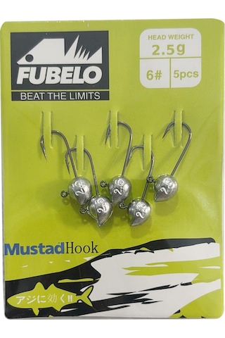 Fubelo Sharp Head 5 Adet Jig Head 1gr 6no 1gr 6no