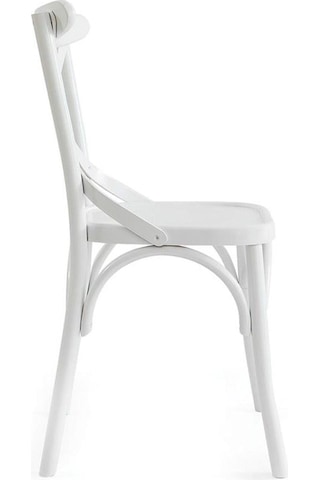 Gazzini Thonet Ahşap Sandalye Beyaz