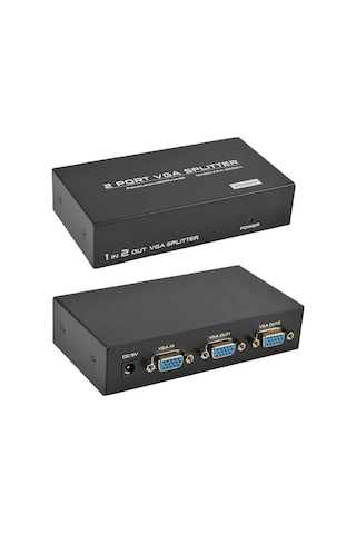 2 Port 250 Mhz Vga Splitter Dağıtıcı