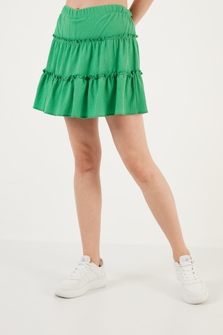 Lela Beli Lastikli Mini Bayan Şort Etek 5865038 Benetton